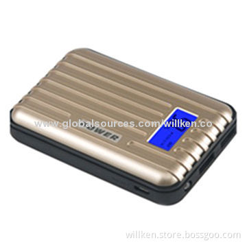 High Capacity Power Bank 10,400mAh, LCD/LED Indicator, Top Grade Intelligent IC